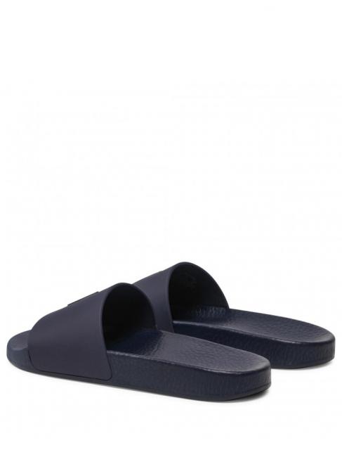 POLO SLIDE Ciabatte con logo RL navy/red pp - Scarpe Uomo