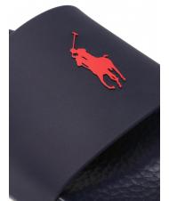 RALPH LAUREN POLO SLIDE Ciabatte con logo RL navy/red pp - Scarpe Uomo - 6