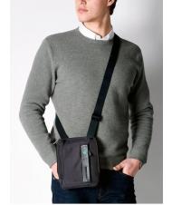 PIQUADRO Borsello Linea P16 CHEVRON/NERO - Tracolle Uomo - 4