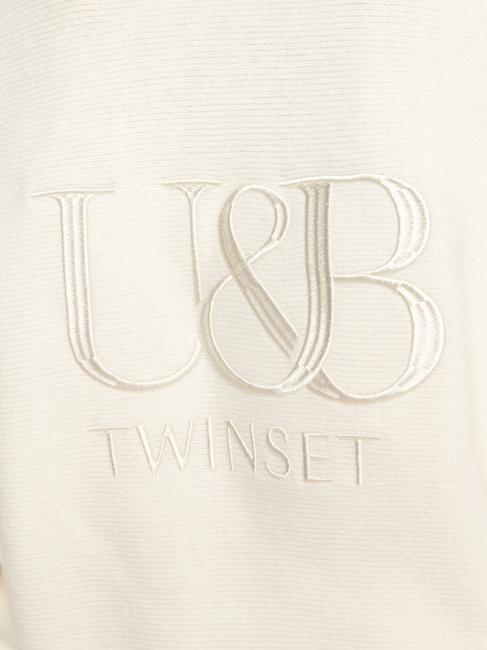 U&B  completo maglia con cappuccio e jogging avorio - Tute sportive Donna