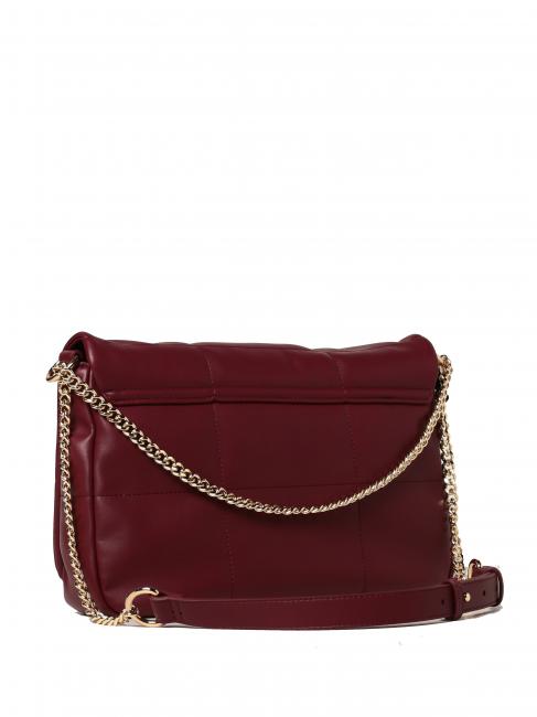 Mini bag a tracolla trapuntata  lampone scuro - Borse Donna