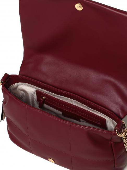 Mini bag a tracolla trapuntata  lampone scuro - Borse Donna