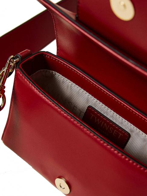 Borsa a tracolla mini con patta  ciliegia - Borse Donna