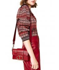 TWINSET Borsa a tracolla mini con patta  ciliegia - Borse Donna - 5