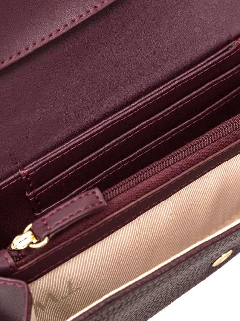 Portafoglio grande con patta  lampone scuro - Portafogli Donna