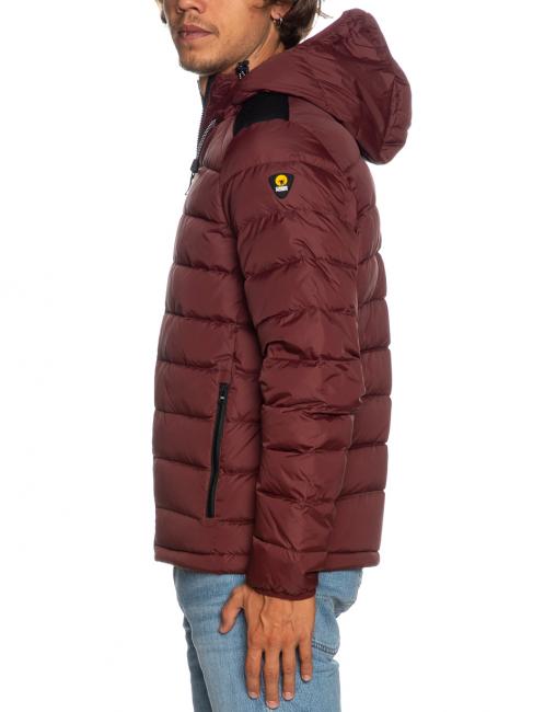 STEVENSON Piumino trapuntato con cappuccio dec chocolate - Piumini Uomo
