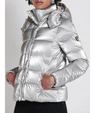 CIESSE AFRA Piumino con cappuccio removibile silver pearl/silver grey - Piumini Donna - 3