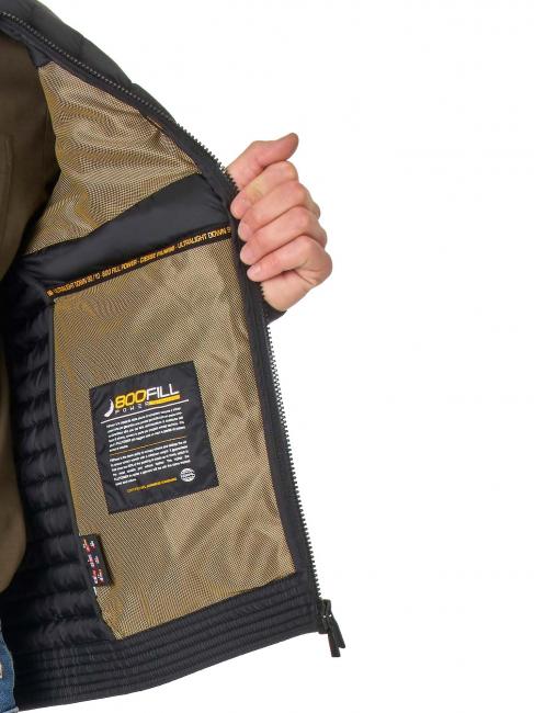 JEDO Piumino corto con zip asphaltp - Piumini Uomo