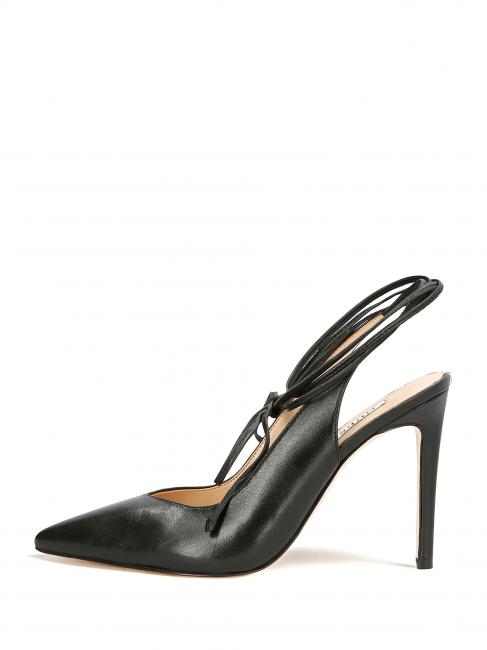 CAMPIONARIO - BRIOLA D&eacute;collet&eacute; in pelle  NERO - Scarpe Donna