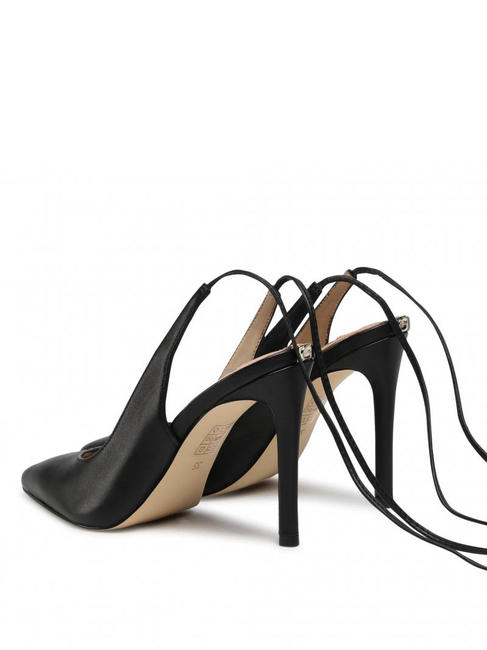 CAMPIONARIO - BRIOLA D&eacute;collet&eacute; in pelle  NERO - Scarpe Donna