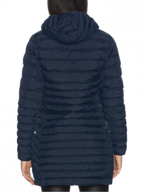 ANNAMARIE Piumino lungo con cappuccio liger blue - Piumini Donna