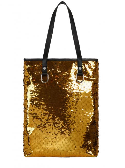 T WOW Vertical Shopper a spalla Gold/Black - Borse Donna