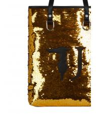 TRUSSARDI T WOW Vertical Shopper a spalla Gold/Black - Borse Donna - 3
