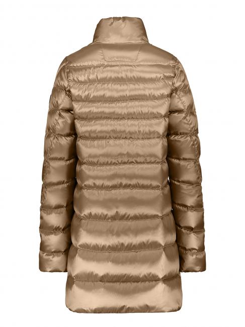 NOELA Piumino lungo trapuntato chanterelle/silver grey - Piumini Donna