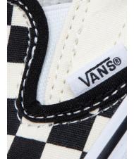 VANS CLASSIC SLIP-ON Sneakers in tela blk&whtchckerbo - Scarpe Unisex - 6