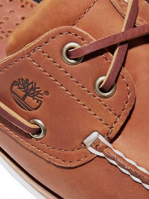 Classic Boat 2 Eye Scarpe da Barca in pelle apricot buff - Scarpe Uomo