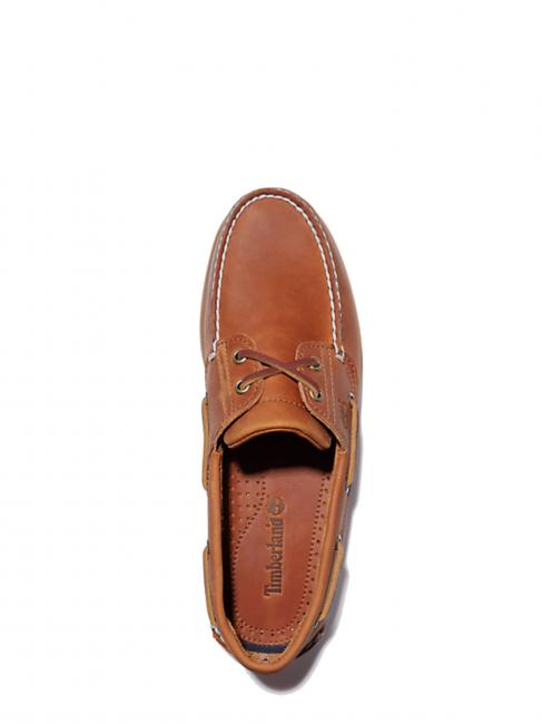 Classic Boat 2 Eye Scarpe da Barca in pelle apricot buff - Scarpe Uomo