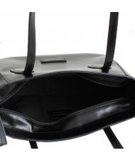 THE BRIDGE MADDALENA Shopper a spalla, in pelle Nero Oro - Borse Donna - 4