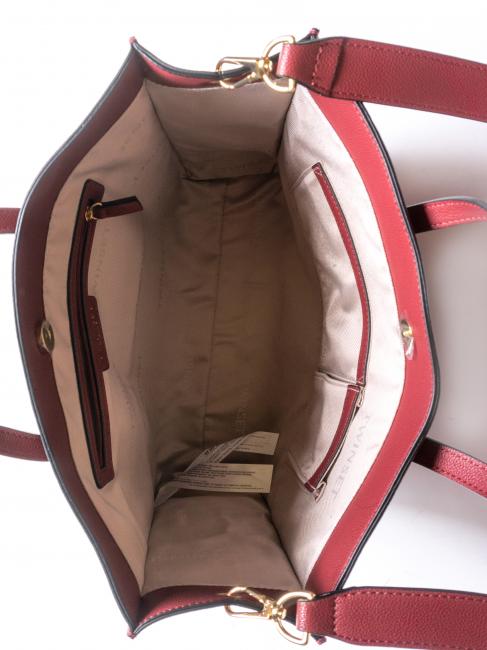 LOGO FORELLATO Shopper verticale con tracolla lampone scuro - Borse Donna