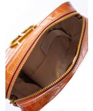 TWINSET Mini bag a tracolla in pelle stampa coccodrillo  stcocco sfumato tan powder - Borse Donna - 5