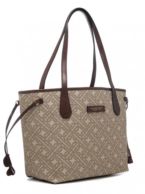 ANNA Shopping bag a spalla sand abb.oro - Borse Donna
