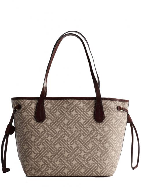 ANNA Shopping bag a spalla sand abb.oro - Borse Donna