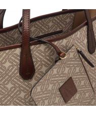 THE BRIDGE ANNA Shopping bag a spalla sand abb.oro - Borse Donna - 4