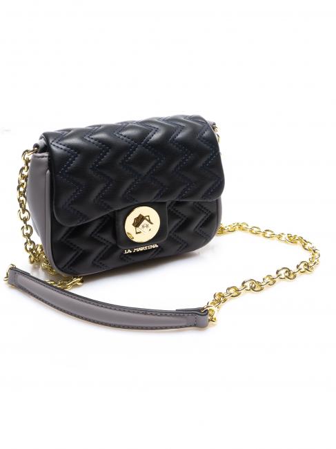 BRIANA Mini bag trapuntata a tracolla nero - Borse Donna