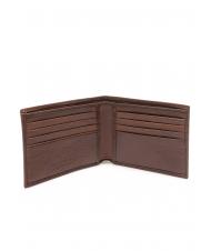 THE BRIDGE LORENZO Portafoglio Uomo, in pelle Marrone/Palladio           - Portafogli Uomo - 2