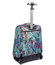 INVICTA BENIN ABSTRACT JUNGLE Zaino trolley abstract jungle aqua - Zaini con carrello - 3