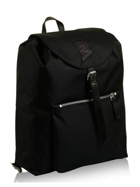 ALPINO SOLID RECYCLED Zaino in poliestere riciclato Nero - Zaini Scuola & Tempo Libero