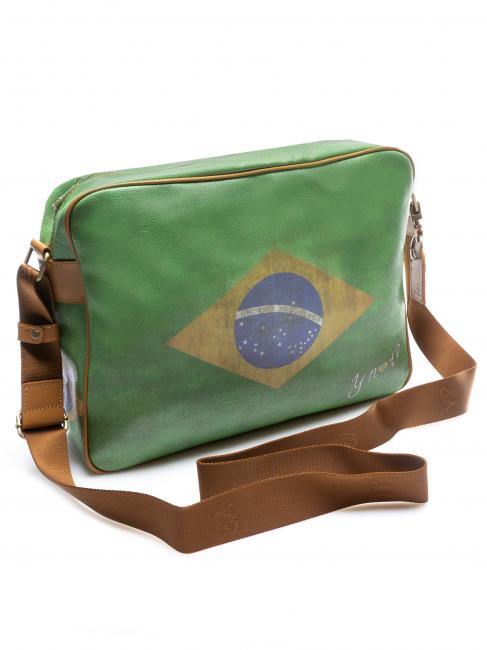 FLAG VINTAGE Borsa a tracolla media BRASILE - Borse Donna