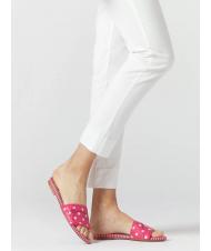 MANILA GRACE Ciabatta flat a pois  fuxia/bianco - Scarpe Donna - 3