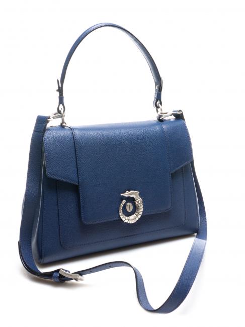 Borsa a cartelletta con tracolla  blu arge inv - Borse Donna