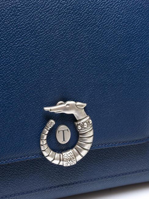Borsa a cartelletta con tracolla  blu arge inv - Borse Donna