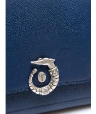 TRUSSARDI Borsa a cartelletta con tracolla  blu arge inv - Borse Donna - 3