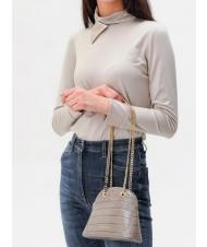 TOSCA BLU TIC-TAC MIni bag a tracolla in pelle stampa cocco talpa - Borse Donna - 3