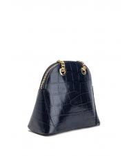 TOSCA BLU TIC-TAC MIni bag a tracolla in pelle stampa cocco blu - Borse Donna - 2