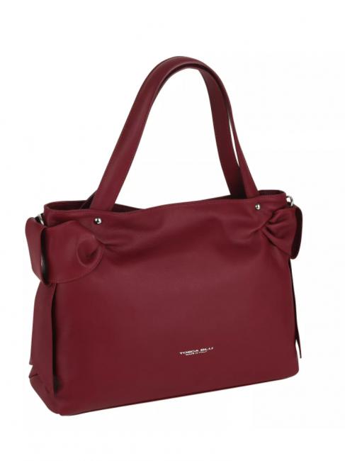 SOTTOBOSCO Borsa spalla in pelle con tracolla rossoscuro - Borse Donna