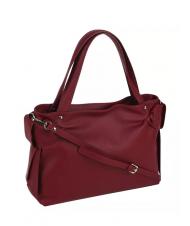 TOSCA BLU SOTTOBOSCO Borsa spalla in pelle con tracolla rossoscuro - Borse Donna - 4