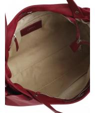 TOSCA BLU SOTTOBOSCO Borsa spalla in pelle con tracolla rossoscuro - Borse Donna - 5