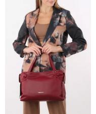 TOSCA BLU SOTTOBOSCO Borsa spalla in pelle con tracolla rossoscuro - Borse Donna - 6