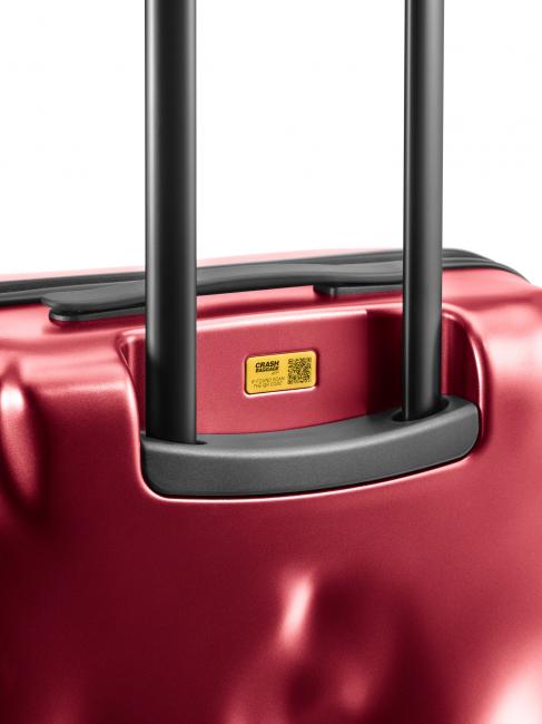 ICON Trolley misura media metal red - Trolley Rigidi