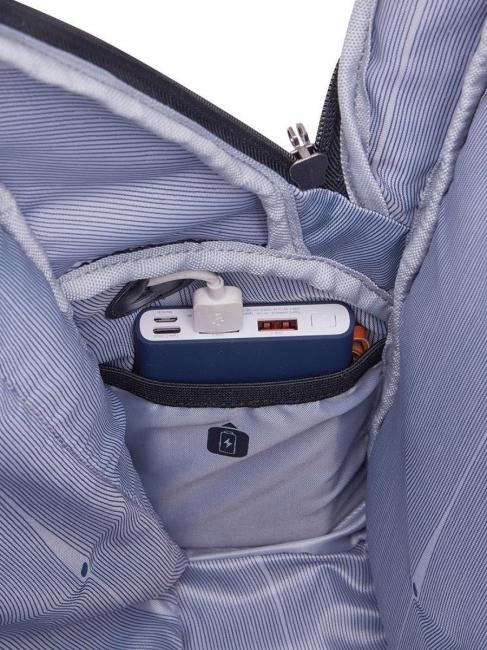 PARVIS PLUS Zaino impermeabile a due scomparti, porta pc 15.6" GRIGIO - Zaini da lavoro porta PC