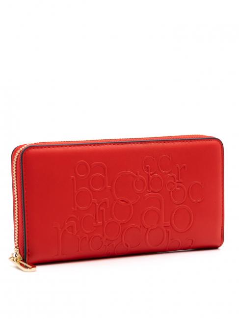 MOLLY Portafoglio grande zip around rosso - Portafogli Donna