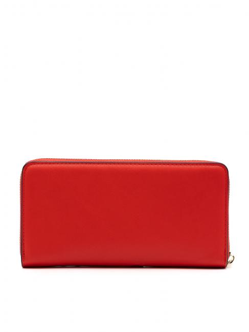 MOLLY Portafoglio grande zip around rosso - Portafogli Donna