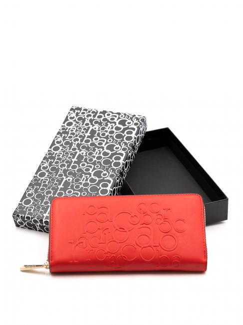 MOLLY Portafoglio grande zip around rosso - Portafogli Donna
