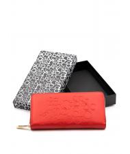 ROCCOBAROCCO MOLLY Portafoglio grande zip around rosso - Portafogli Donna - 5