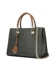 POLLINI Heritage Classic Borsa a mano, con  tracolla nero marrone - Borse Donna - 2