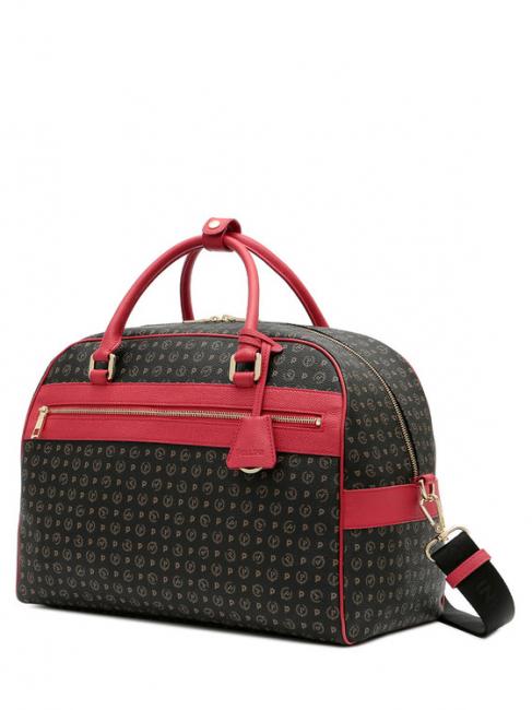 HERITAGE TRAVEL Borsone con tracolla nero lacca - Borsoni